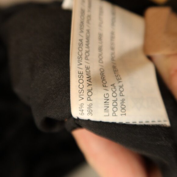 MANGO velvet burnout dress black XS mesh flare sleeve boho fairy event holiday - Picture 6 of 10